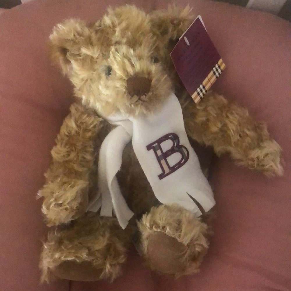 Burberry Teddy Bear with Monogram Scarf plush toy - Picture 5 of 9